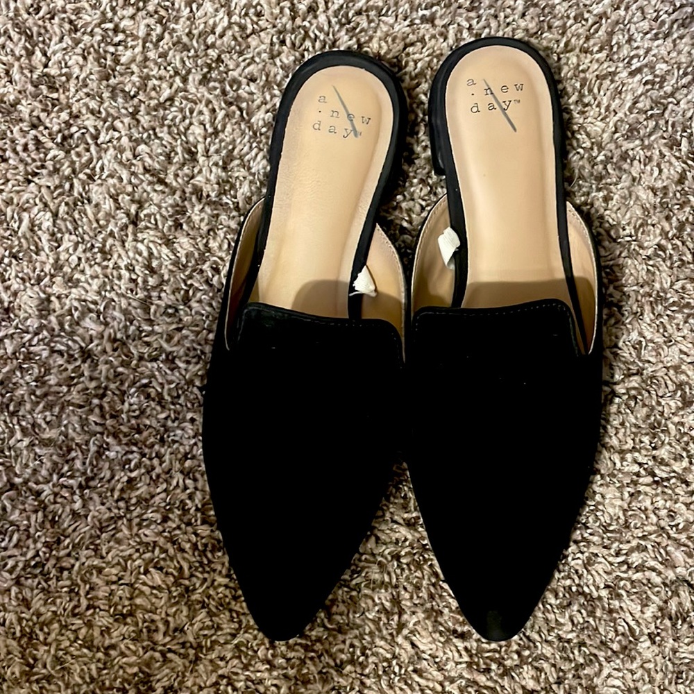 A New Day black mules